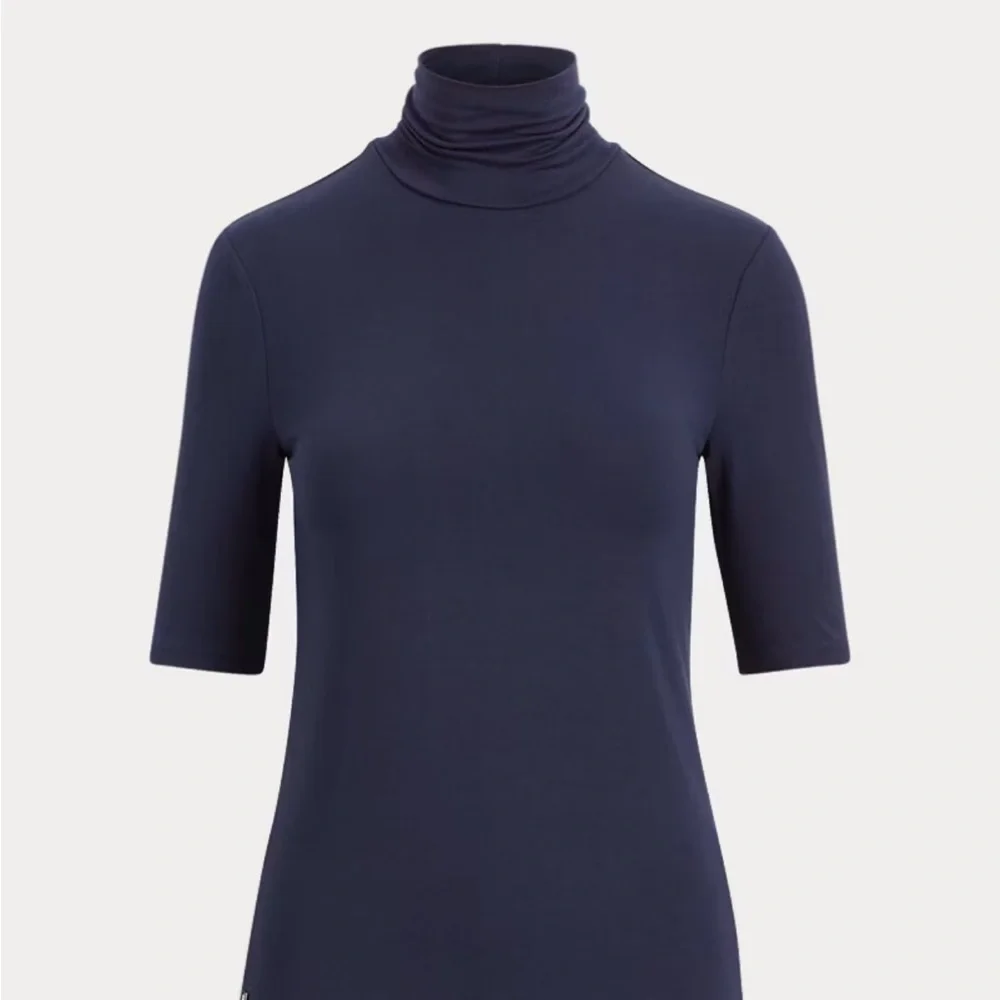 Ralph Lauren jersey turtleneck top - Picture 2 of 11